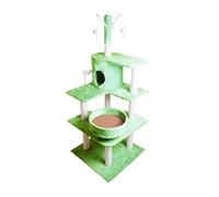 Tour À Chat Cadre D'escalade Pour Chat Tour D'arbre À Chat En Bois Massif Meubles D'intérieur Pour Chat Griffoir Pour Chat Support D'activité Pour Chat Avec Jouet Arbre À Chat Arbre À Grimper(B)