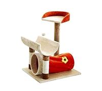 Tour À Chat Cadre d'escalade pour Chat Tunnel pour Chat Plate-Forme De Saut pour Chat Arbre À Chat Poteau À Gratter Jouets pour Animaux De Compagnie Litière pour Chat Arbre À Chat Arbre À Grimper