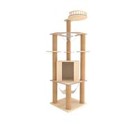 Tour À Chat Capsule Spatiale Pour Chat Support Pour Chat Plate-forme De Saut Pour Chat Litière Pour Chat Arbre À Chat Cadre D'escalade Pour Chat En Bois Massif Arbre À Chat Arbre À Grimper(48*48*164cm
