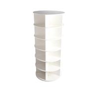 Tour à Chaussures Rotatives Tower à 360 Degrés Multifonctionnels Softvil Organizer Organizer Shoe Display Stand for Entryway Hallway Living Room