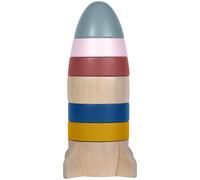 Tour à empiler en bois Fusée