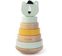 Tour a Empiler en bois - Mr polar Bear Multicolore G