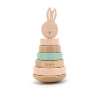 Trixie - Tour à Empiler en Bois Certifié FSC - Jouet d'apprentissage de la Motricité Dès 1 an - Mrs. Rabbit (Lapin)