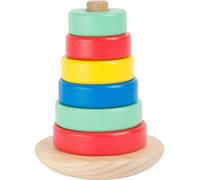 Small Foot Design - Tour à piles en bois 12 cm junior 7 pièces Multicolore G