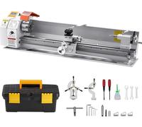 Tour à métaux 22x100cm - Tour d'établi 1250W avec avance automatique - Tour de précision pour le travail des métaux