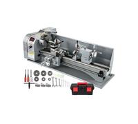 Tour à Métaux de Précision 220 x 750 mm Mini Tour à Bois 1100W 2250 RPM