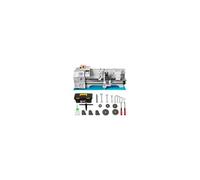 Tour à Métaux de Précision Mini Tour à Vitesse Variable 750 W 220x600 mm