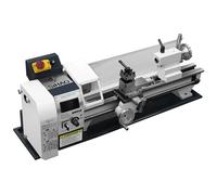 Tour à Métaux d'Établi 220x500mm Alimentation Automatique 2500 tr/min 1500 W Moteur Sans Balais, avec Accessoires, Tour à Métaux pour Usinage Traitement Pièces de Précision