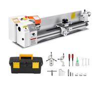 Tour à Métaux d'Établi Filetage Électrique-Duoku-220 x 1000 mm-Alimentation Automatique 2500 tr/min 1250 W Moteur Sans Balais