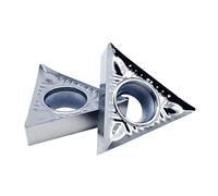 Tour à métaux en aluminium, outil de coupe avec insertion carbure CNC, TCGT090202 TCGT090204 TCGT090208 TCGT110202 TCGT110204 TCGT16T304, 10 pièces(TCGT16T304 AK H01)