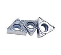 Tour à métaux en aluminium, outil de coupe avec insertion carbure CNC, TCGT090202 TCGT090204 TCGT090208 TCGT110202 TCGT110204 TCGT16T304, 10 pièces(TCGT090208 AK H01)