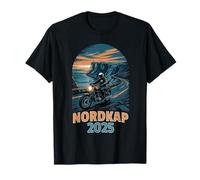 Tour à Moto Cap Nord 2025 - Norvège Voyage en Moto T-Shirt