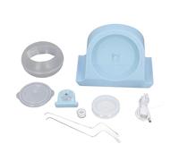 Tour à perles électrique pour machine à perler l’argile, outil automatique de perlage alimenté par USB, dispositif de filage rapide avec base antidérapante pour la fabrication de (Bleue)