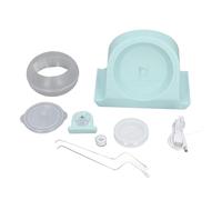 Tour à perles électrique pour machine à perler l’argile, outil automatique de perlage alimenté par USB, dispositif de filage rapide avec base antidérapante pour la fabrication de (Verte)