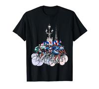 Tour à vélo J'adore faire du vélo à Paris avec la tour T-Shirt