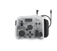 TOUR BOX Elite Plus, All-in-One Clavier Bluetooth Programmable pour Montage Vidéo, Retouche Photo & Étalonnage, Illustration, Compatible iPadOS, Android, Procreate, Adobe et Plus (Ice Translucent)