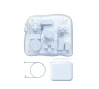 TOUR BOX Elite Plus, All-in-One Clavier Bluetooth Programmable pour Montage Vidéo, Retouche Photo & Étalonnage, Illustration, Compatible iPad, Android, Procreate, Adobe et Plus (Glacier Blue)
