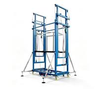 Tour D’échafaudage Électrique Mobile, Plateforme De Levage Motorisée Avec Garde-corps Complet, Échafaudage Réglable En Hauteur Pour Placo, Peinture Intérieure & Rénovation De Bâtiments(7m/23ft)