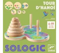 Tour d Hanoi - Jeu de logique traditionnel Vert G