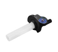 Tour d'accélérateur de moto, poignées d'accélérateur visuelles de moto de 22mm poignée d'accélérateur de gaz de torsion pour 50cc-160cc ATV Dirt Bike(Bleu)