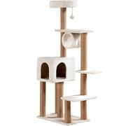 Tour d'activité pour Chatons à Plusieurs Niveaux, Arbre à Chat avec Tunnel et griffoirs pour Chat d'intérieur, Repos de Jeu