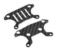 Tour D'amortisseurs Avant Et Arrière en Carbone RC, Adaptée for Ta-Miya GF02 for Sq-uash for Van 1/10 4WD Voiture Tout-Terrain