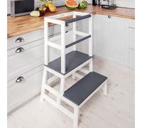 Tour d'apprentissage barn montessori 93 × 51 × 50 cm - gris