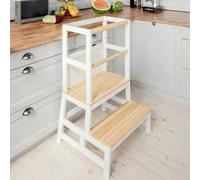 Tour d'apprentissage barn montessori 93 × 51 × 50 cm - naturel
