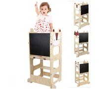 Tour d'apprentissage Bois - MIPAN - Observation pour enfants Helper- Avce Tableau Enfant - Anti-Bascule - Pour 2 à 6 ans -Style 3