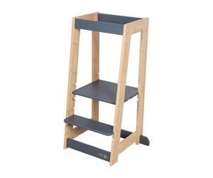 Tour D'apprentissage Évolutive En Bambou Fsc® Anthracite - Naturel TU