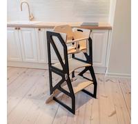 Tour d'apprentissage montessori 4-en-1 modustep - noir