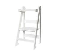 Tour d'apprentissage pliable premium montessori blanc