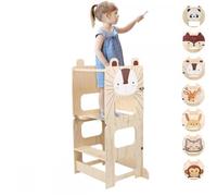 Tour d'apprentissage pour enfants-MENGDA-Observation pour enfants helper-Avce tableau enfant-Anti-Bascule-Motif hérisson