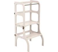 Tour d'apprentissage - table Step'n'Sit gris clair fermoirs argentés Multicolore G