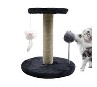 Tour d'arbre à chat, arbre à chat avec griffoir - Tour à chat pour grands félins,Jouet à gratter pour chat avec plume et boule à ressort, arbre d'activité pour animaux de compagnie chatons, arbres à c