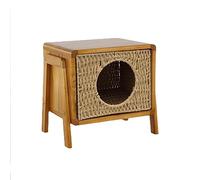 Tour d'arbre à Chat Lit for Chat, Table de Chevet partagée par Les Humains et Chats, Plateforme Saut Semi-fermée for, Maison for Petite Moyenne Taille