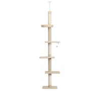 Tour d'arbre à chat réglable, design stable à 5 niveaux, convient pour des hauteurs de plafond de 243-273 cm , AMT0160BGAMT0160BG, 'année dernièreL'année dernière