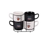 Tour de 4 mugs Mocha 39 cl - Table Passion