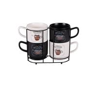 Tour de 4 mugs Mocha 39 cl Table passion