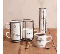 Tour de 4 mugs sweet coffee 39 cl