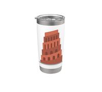 Tour de Babel Bible Gobelet isotherme en acier inoxydable double paroi