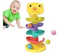 Tour de balle, jouet de chute de balle,Jouet de tour de boule orbitale |Jouet éducatif créatif et Adorable, empilable et robuste, pour l'apprentissage précoce, la coopération des yeux et des mains