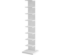 Tour de bibliothèque debout en bois, design de colonne vertébrale invisible, solution de rangement d'angle créative pour la maison, le bureau, la salle d'étude