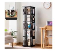 Tour de bibliothèque rotative à plusieurs niveaux pour un rangement peu encombrant, idéale pour les enfants et les adultes dans de petits espaces