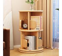 Tour de bibliothèque rotative avec serre-livres - Bibliothèque tournante peu encombrante pour chambre à coucher