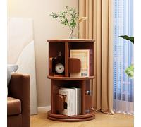 Tour de bibliothèque rotative avec serre-livres - Bibliothèque tournante peu encombrante pour petits espaces et rangement de chambre à coucher
