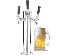 Tour de bière avec distributeur réfrigéré, système à 3 robinets pour bars à domicile et fêtes
