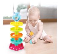Tour De Bricolage À 5 Niveaux, Puzzle Avec Rampes Rotatives, Balles Roulantes, Développement Des Jouets, Exercice Pratique Pour Enfants