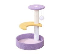 Tour De Chat Cadre d'escalade for À Quatre Couches Chats Arbre Maison Saut Sisal Grattoir for Griffoir Chaton Jouet Gratter Robuste Et Stable(Moon)