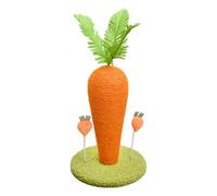 Tour de chat en sisal - Arbre à chat en forme de carotte, jouet interactif ludique, matériaux de bonne qualité | Arbre à chat robuste pour chatons, chats adultes, divertissement à domicile